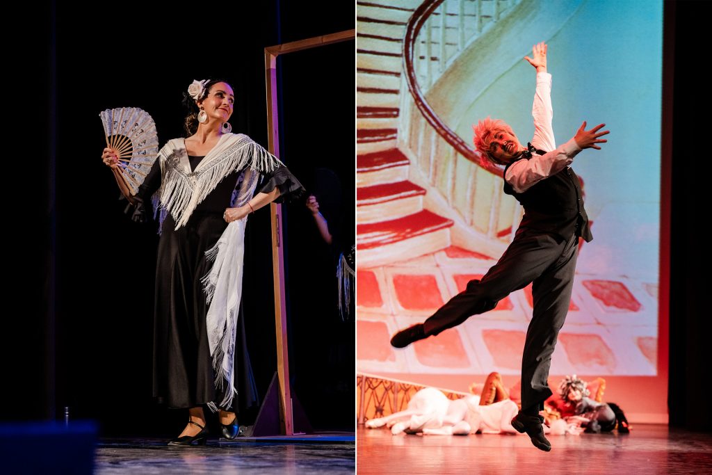 Szene 4 aus der Ballettaufführung Aristocats mit Besetzung A