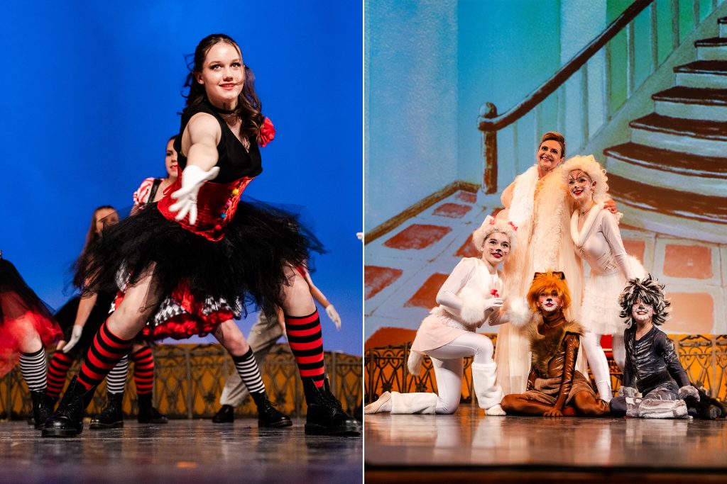 Szene 13 aus der Ballettaufführung Aristocats mit Besetzung A und Szene 1 mit der Besetzung B